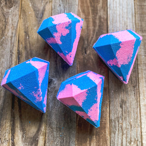 Foaming Bath Bomb - Cotton Candy Diamond